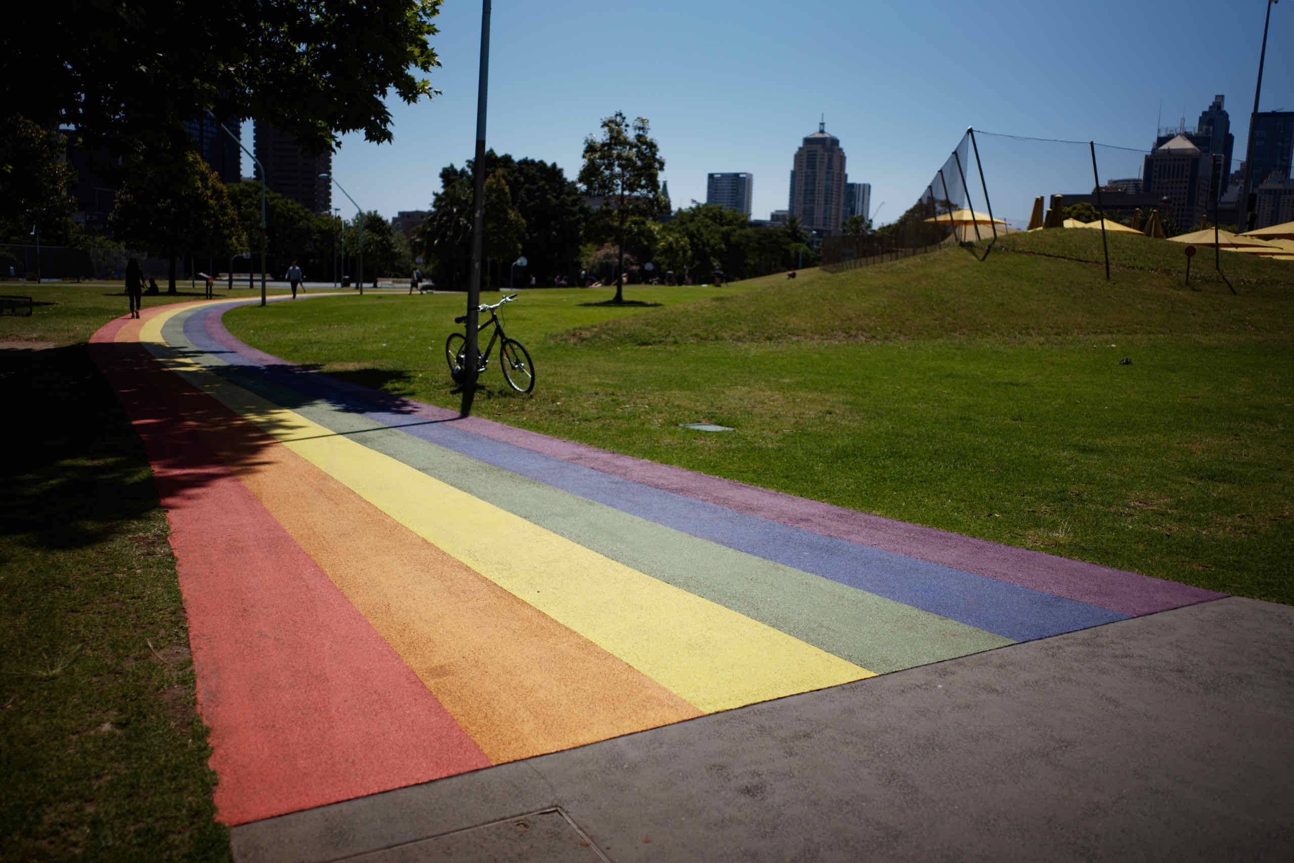 Rainbow walk